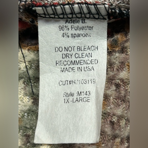 Adele‎ B Petite 1X Cardigan 3/4 Sleeve With Elbow Patches Women’s - Picture 6 of 10